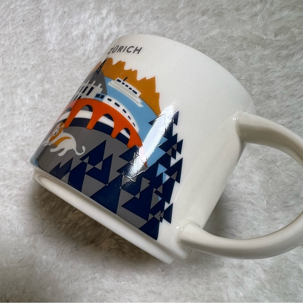 Starbucks Zurich Coffee Mug You Are Here 14 oz Lion Bridges - Picture 3 of 7